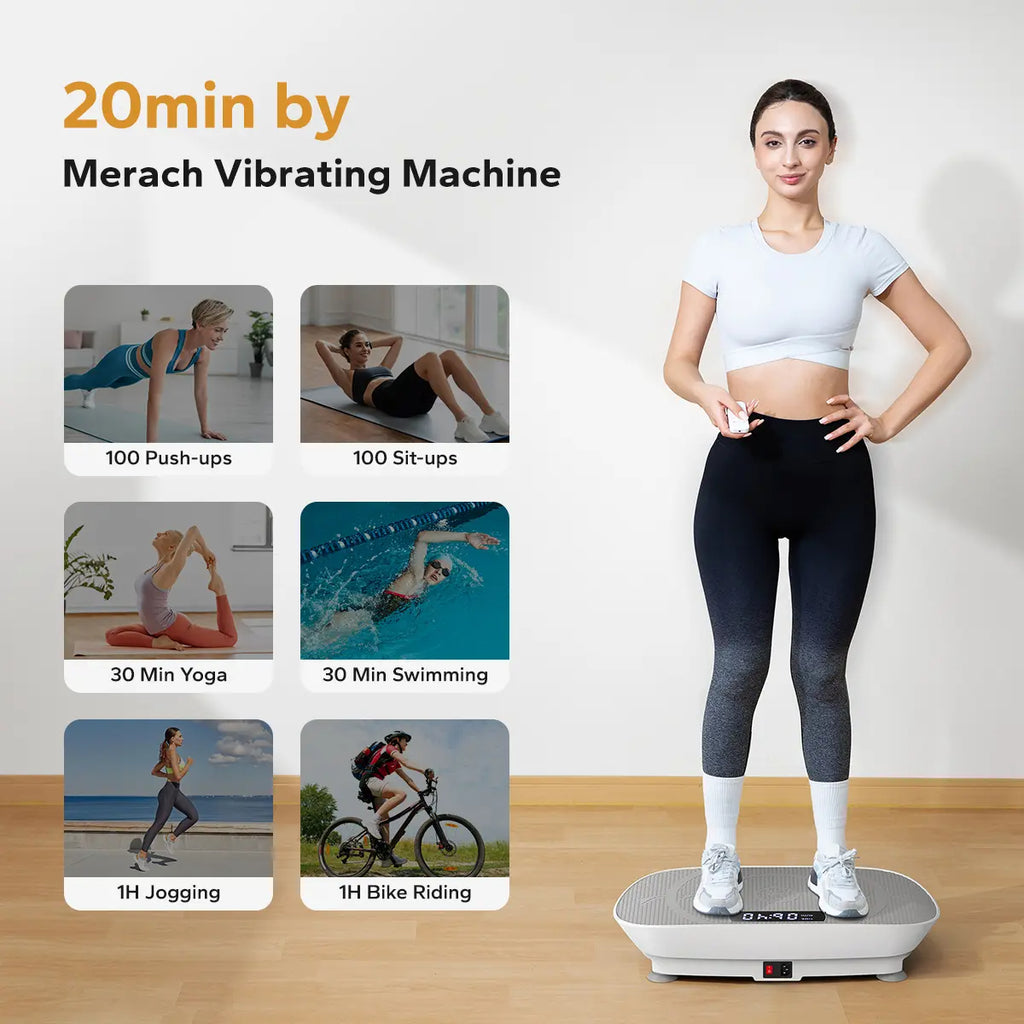 Vibration Plate Exercise Machine Capacity 400LBS